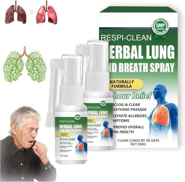 Spray nettoyant poumons