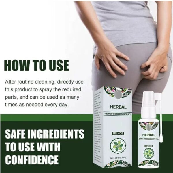 Herbal hémorroïde spray